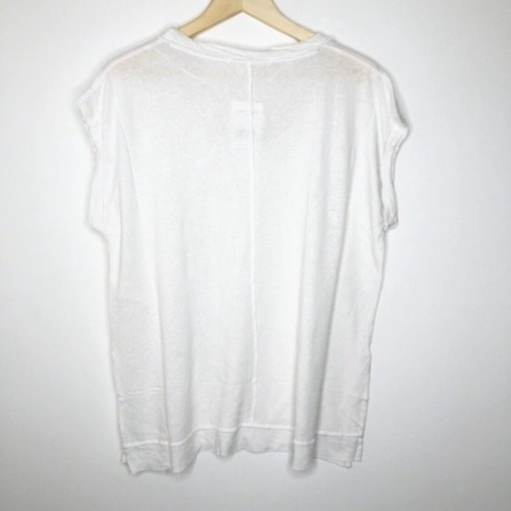 FREE PEOPLE Under The Sun White Tee - Picture 9 of 11